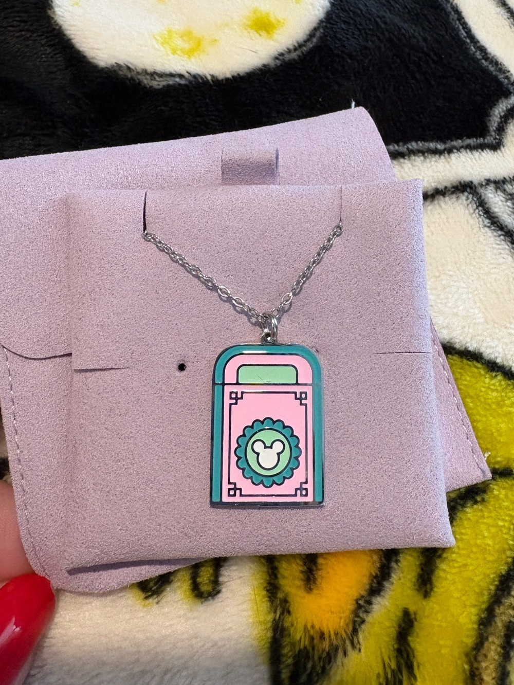 Walt Disney World Trash Can Necklace